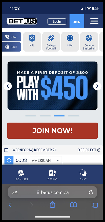 Click Here To Claim Your 125% Deposit Match on BetUS