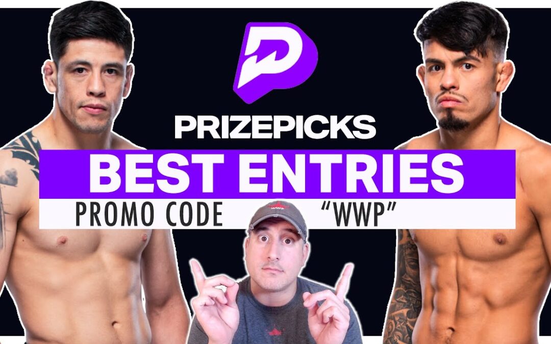 PrizePicks Entry for UFC Mexico: Moreno vs. Royval 2