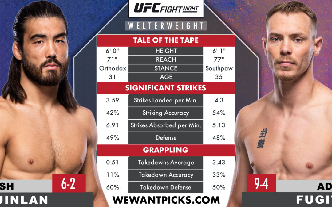 Adam Fugitt vs. Josh Quinlan