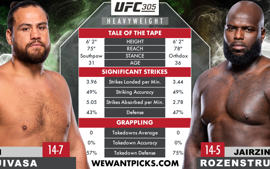 Tai Tuivasa vs. Jairzinho Rozenstruik