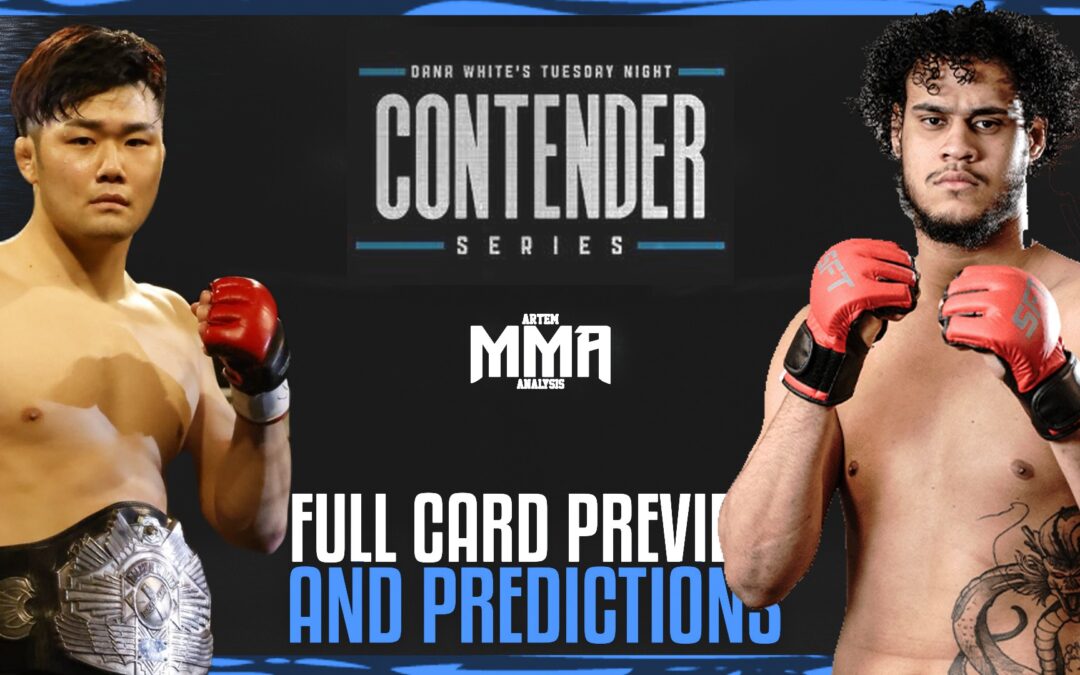 Contender Series 2024: Week 6 Full Card Preview and Predictions