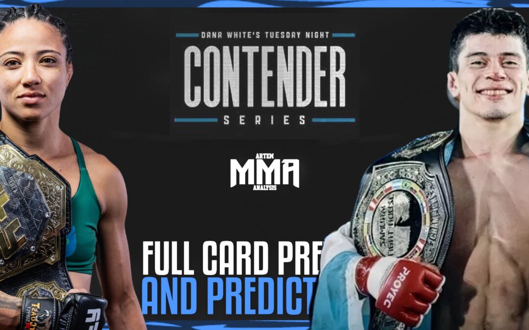 Contender Series 2024: Week 7 Full Card Preview and Predictions