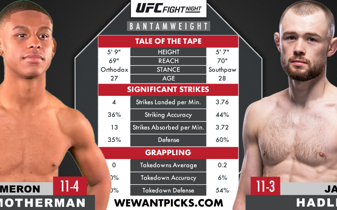 Cameron Smotherman vs. Jake Haldey