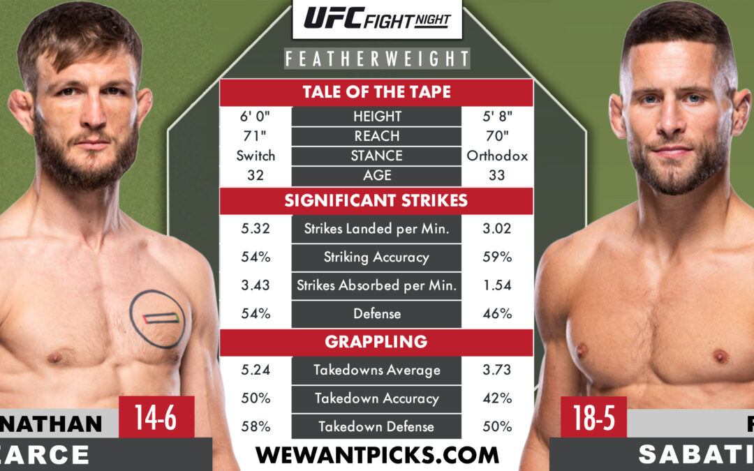 Jonathan Pearce vs. Pat Sabatini