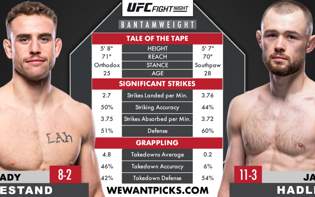 Brady Hiestand vs. Jake Hadley