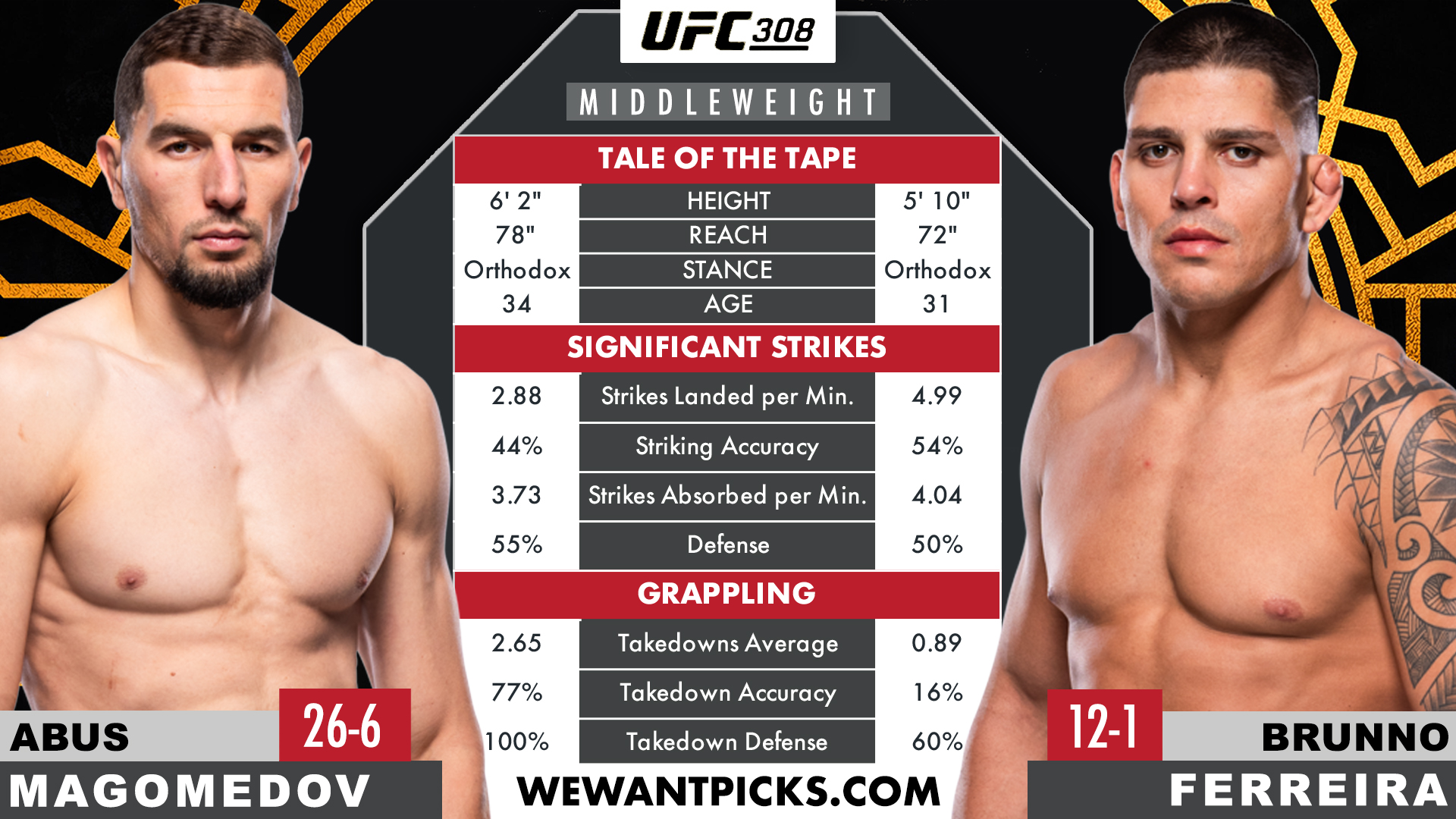 MAGOMEDOV VS FERREIRA