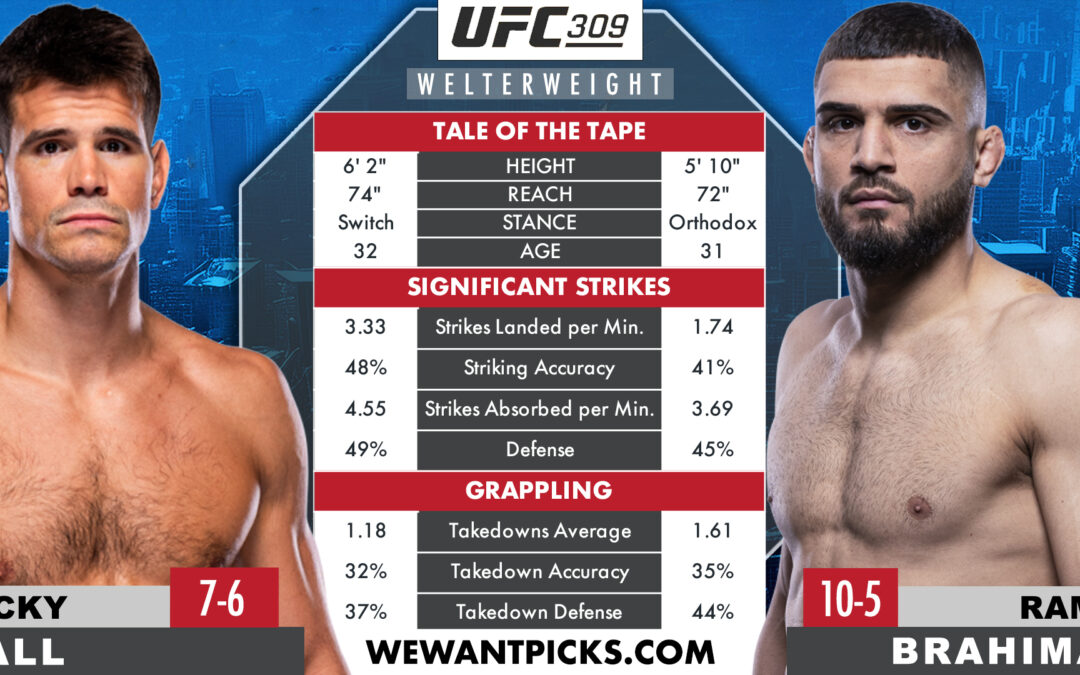 Mickey Gall vs. Ramiz Brahimaj