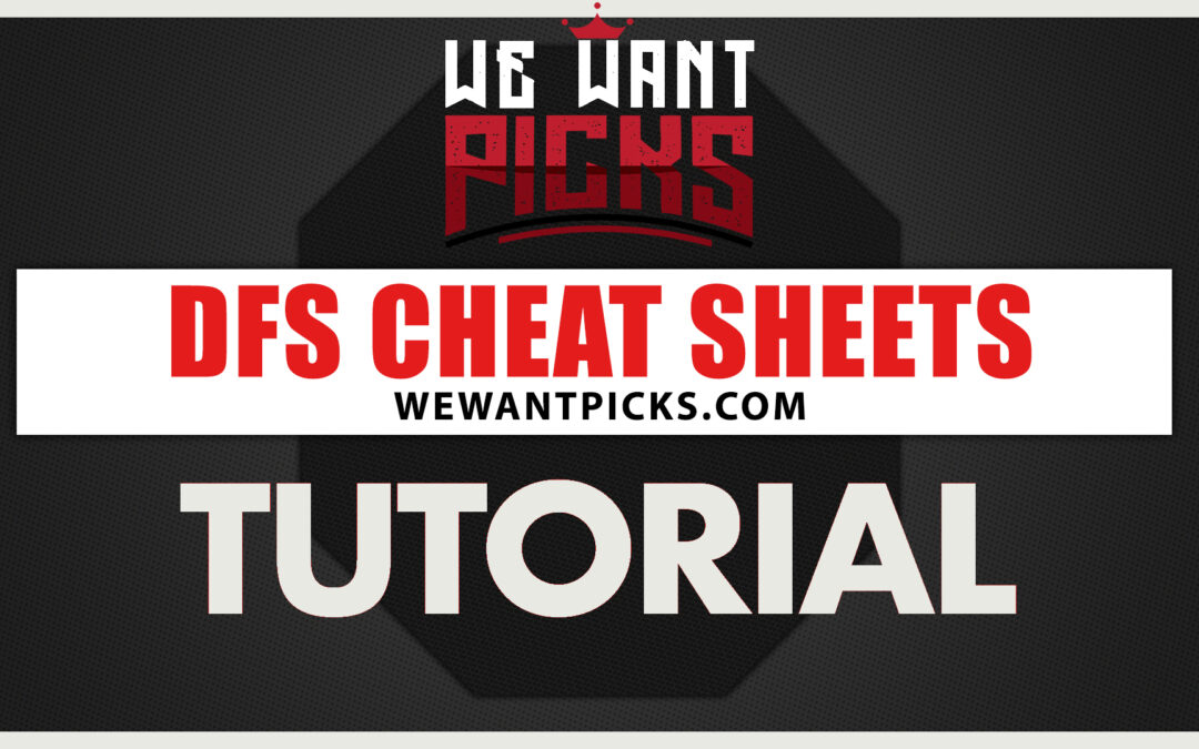 DFS Cheat Sheet Tutorial