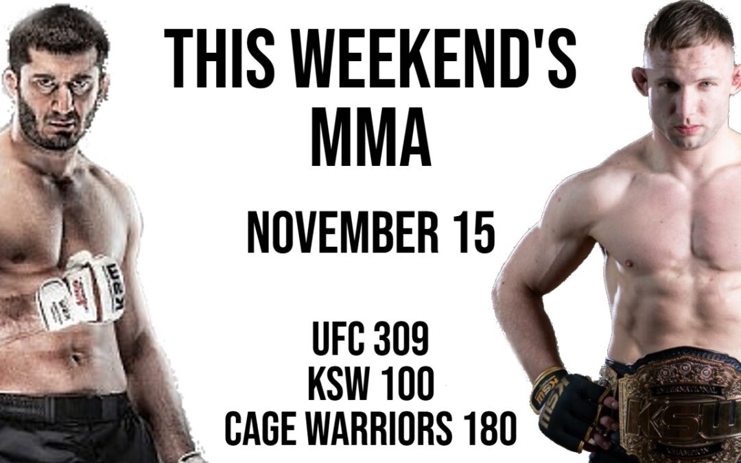 This Weekend’s MMA: 16th November 2024