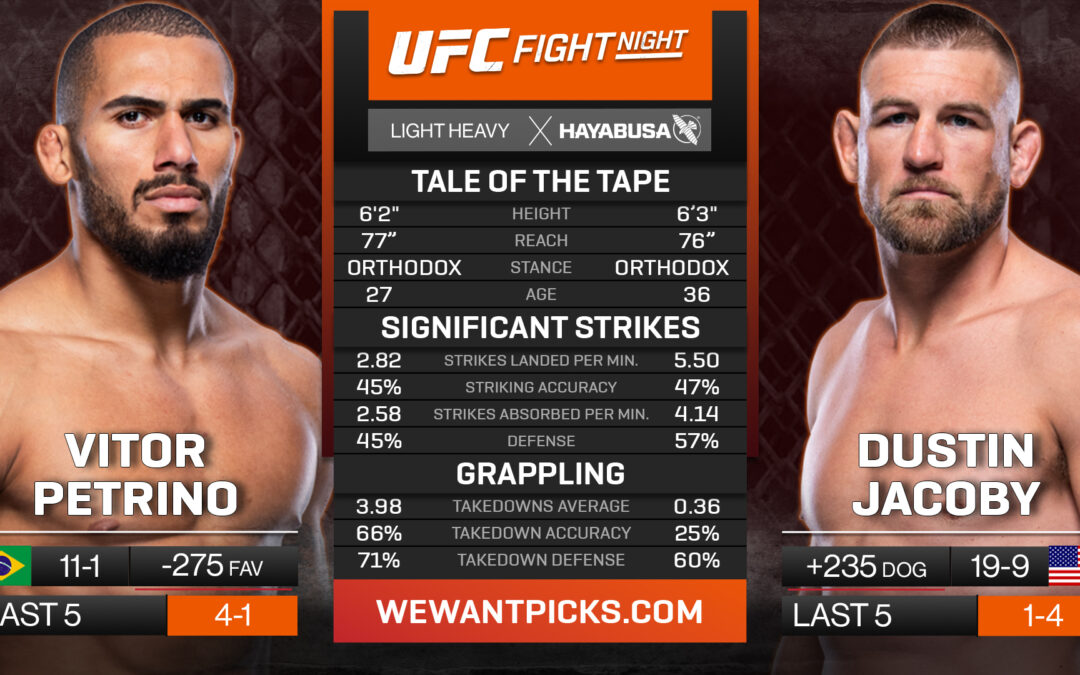 Dustin Jacoby vs. Vitor Petrino