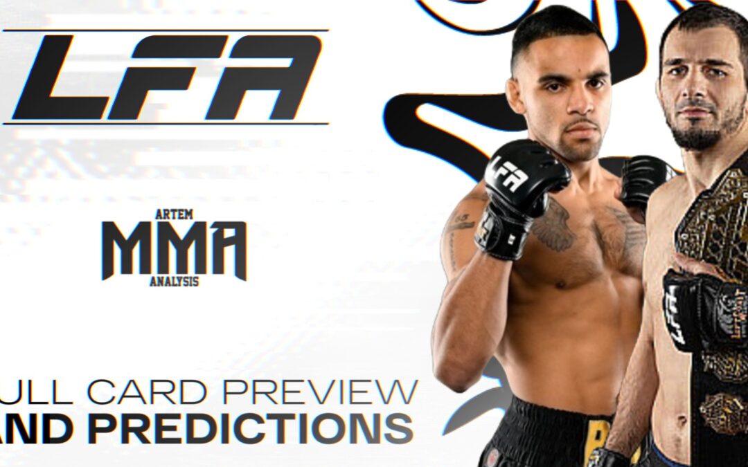 LFA 200: Johns vs. Douglas Main Card Quick Picks