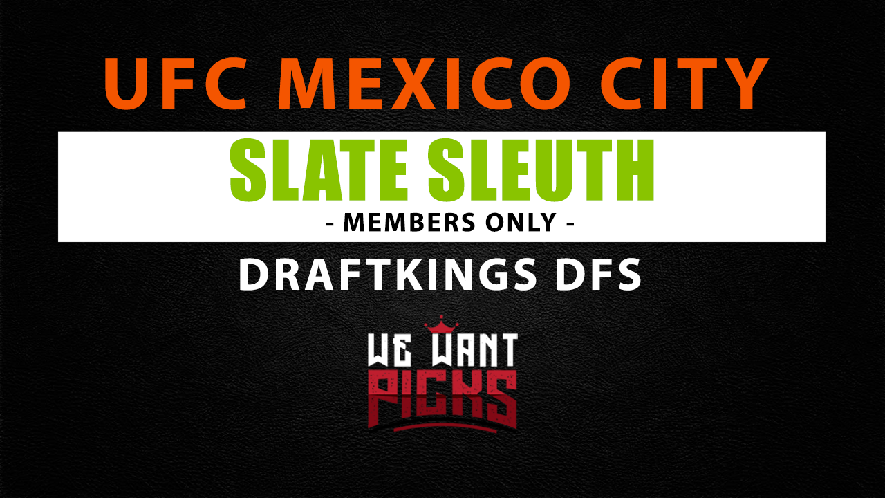 UFC Mexico City Slate Sleuth