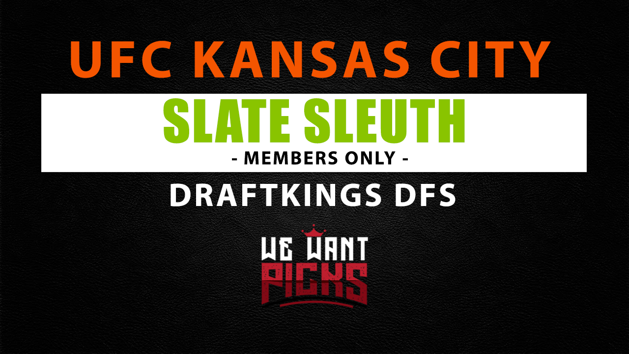 UFC Kansas City Slate Sleuth