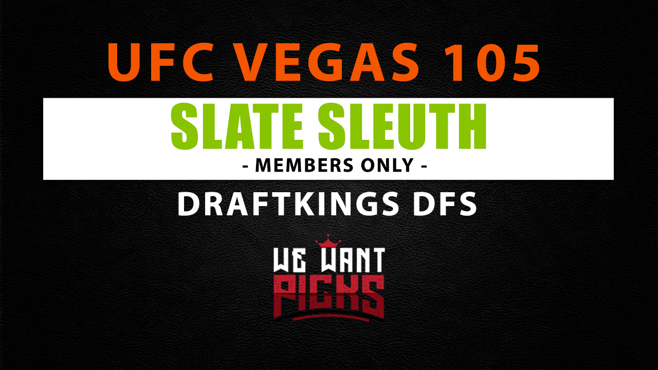 UFC Vegas 105 Slate Sleuth