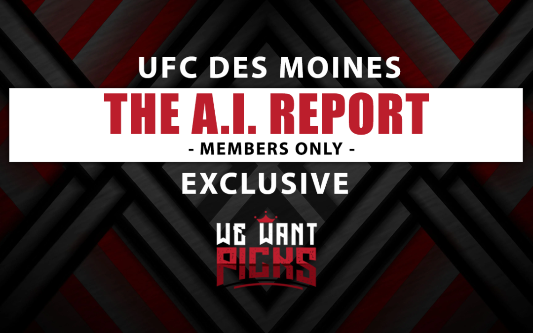 A.I. Report: UFC Des Moines