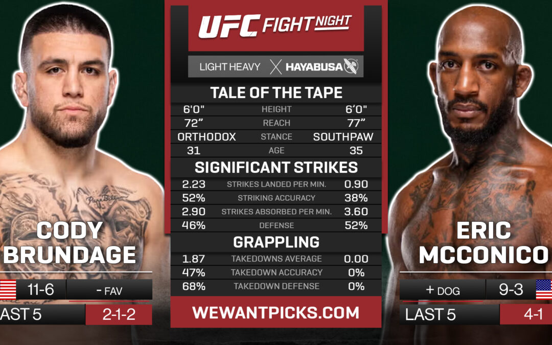 Cody Brundage vs. Eric McConico