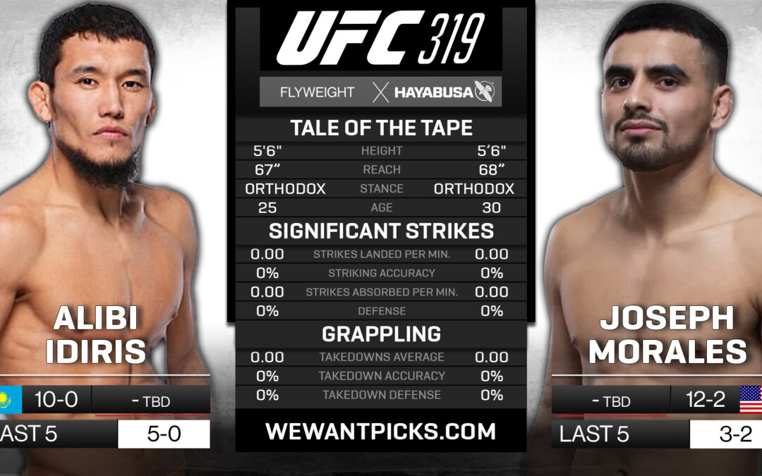 Alibi Idiris vs. Joseph Morales