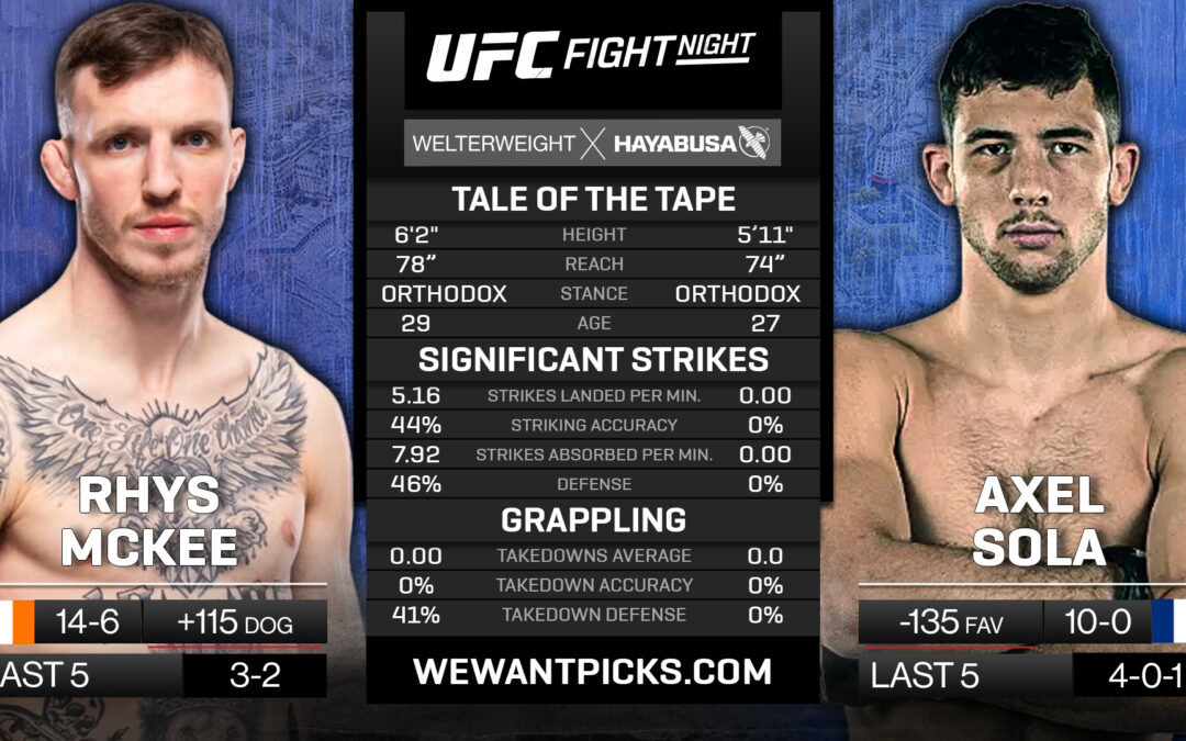 Rhys McKee vs. Axel Sola
