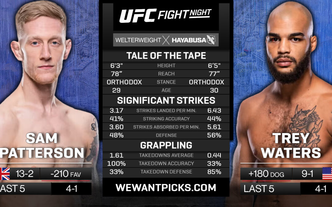 Sam Patterson vs. Trey Waters