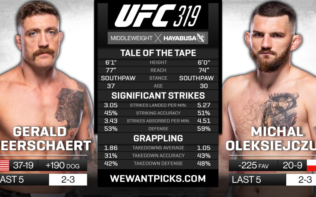 Gerald Meerschaert vs. Michal Oleksiejczuk