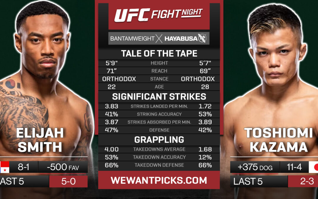 Elijah Smith vs. Toshiomi Kazama