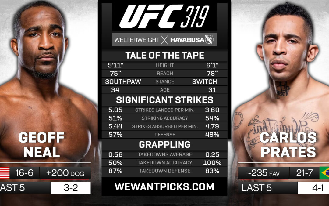Geoff Neal vs. Carlos Prates