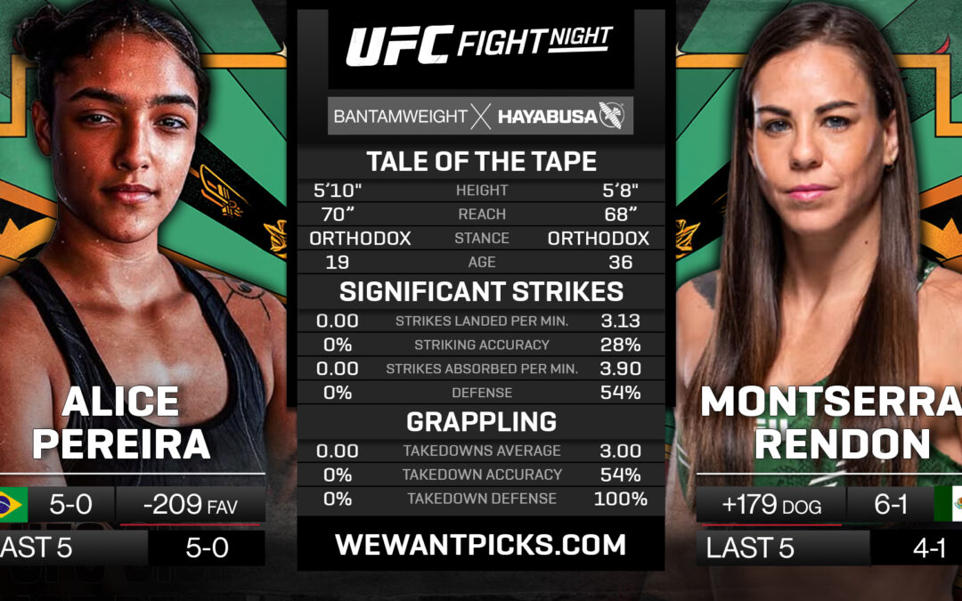 Alice Pereira vs. Montserrat Rendon