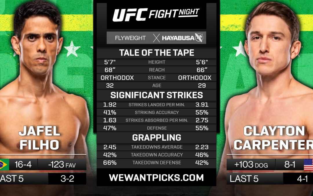 Jafel Filho vs. Clayton Carpenter