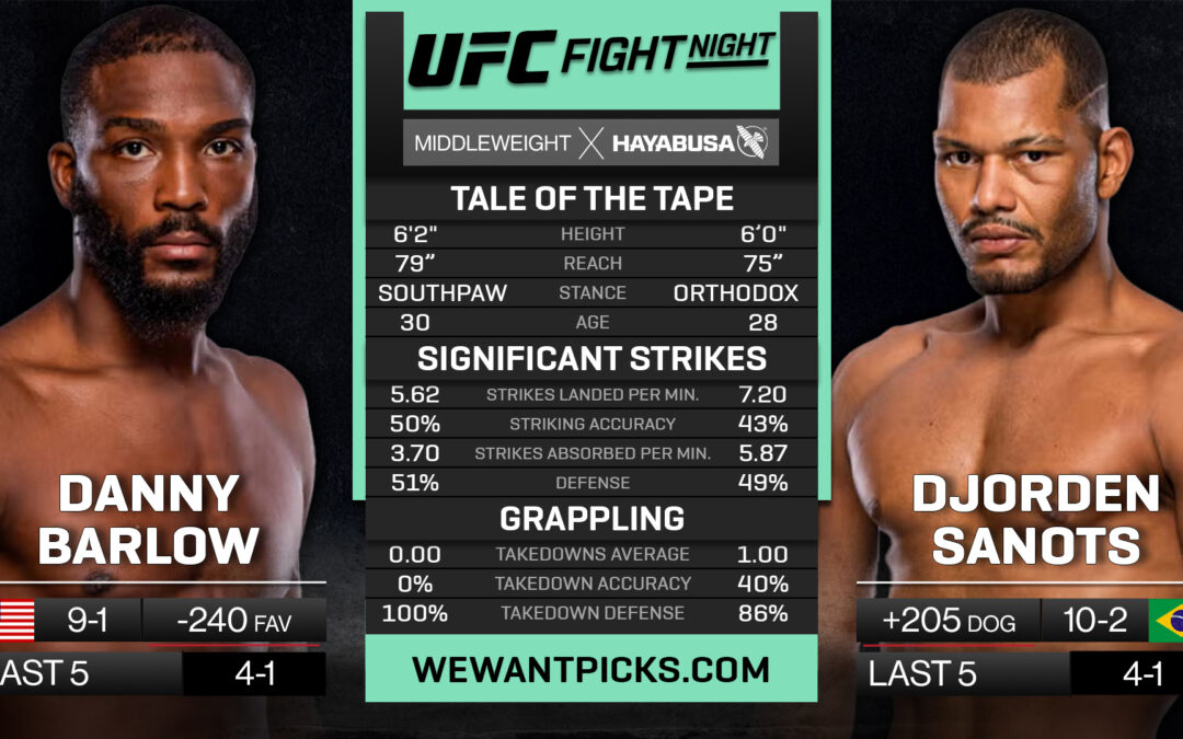 Danny Barlow vs. Djorden Santos