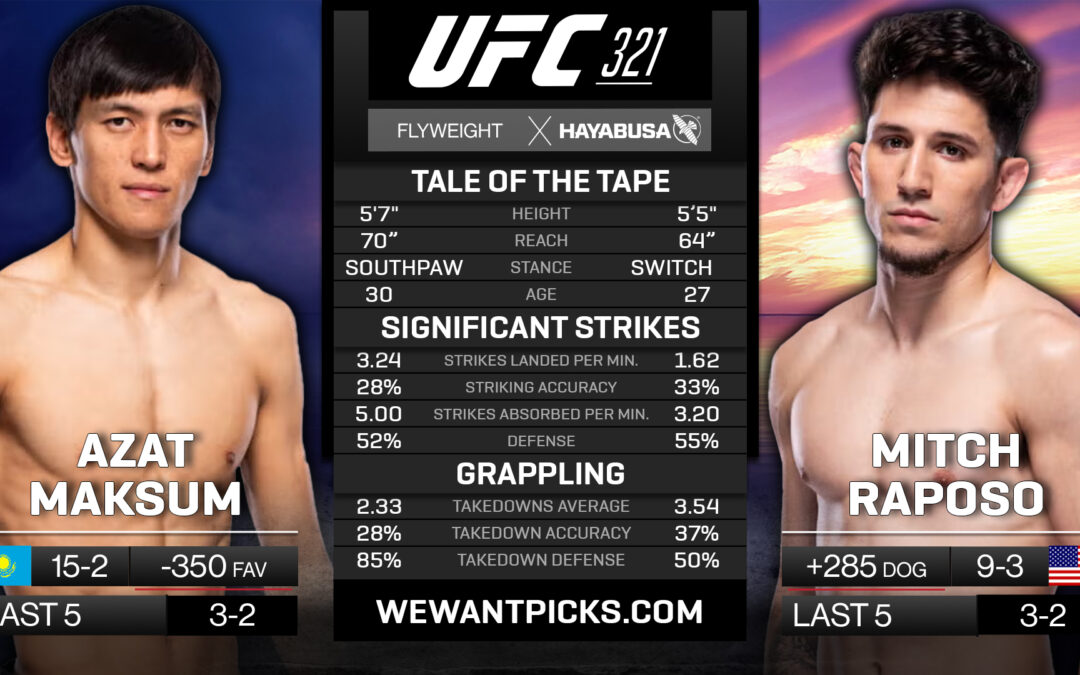 Azat Maksum vs. Mitch Rapaso