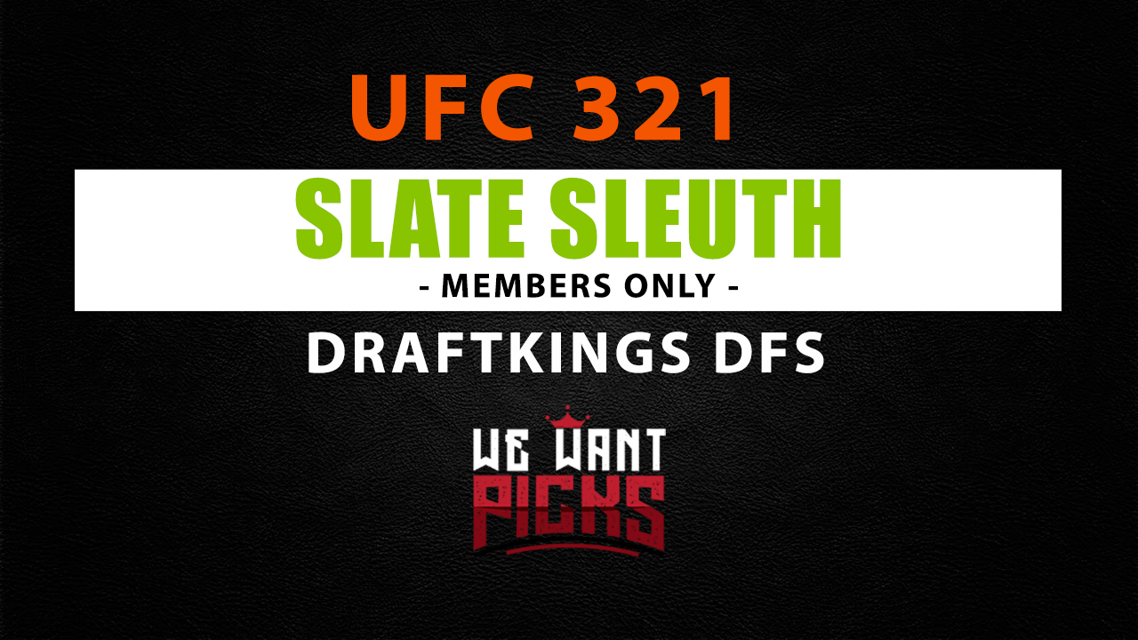 Slate Sleuth UFC 321