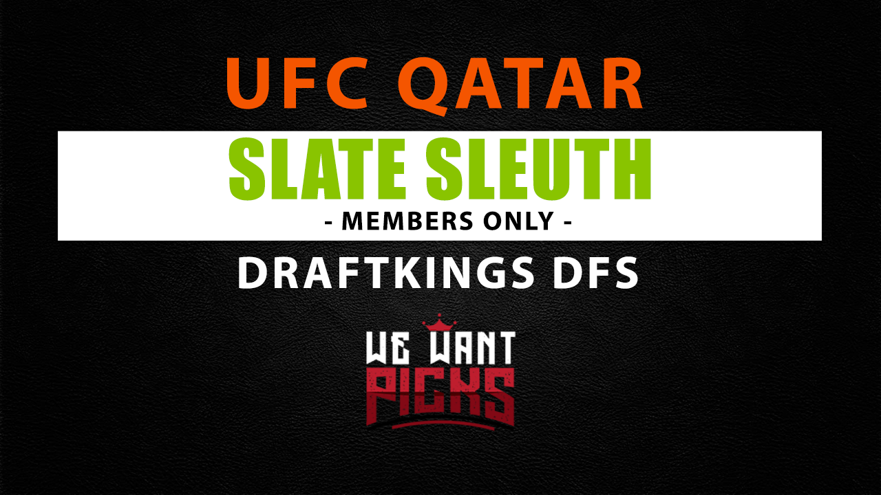 Slate Sleuth UFC Qatar