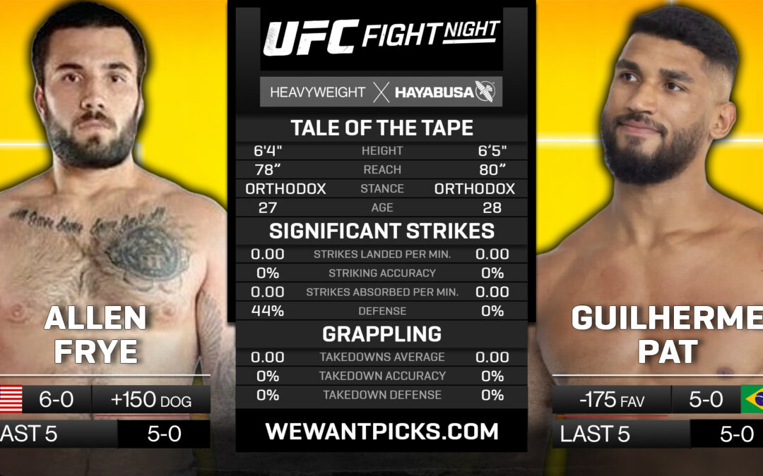 Allen Frye vs. Guilherme Pat