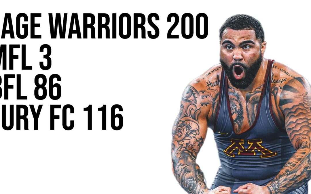 Major Prospect Fights This Weekend (CW 200, MFL 3, BFL 86)
