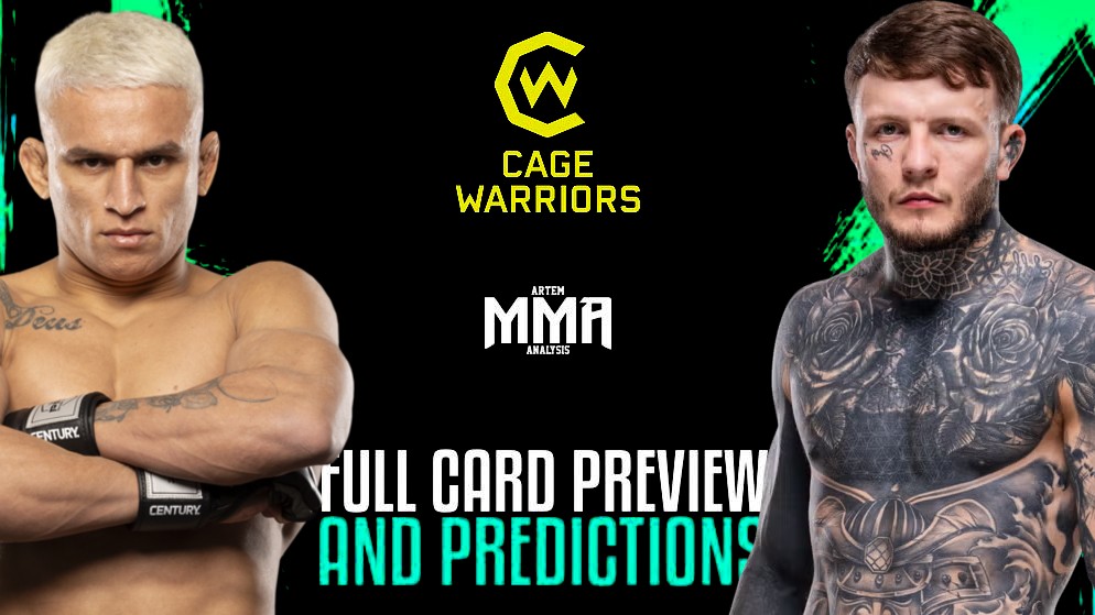 Cage Warriors 203: Maia vs. Sarwa Predictions