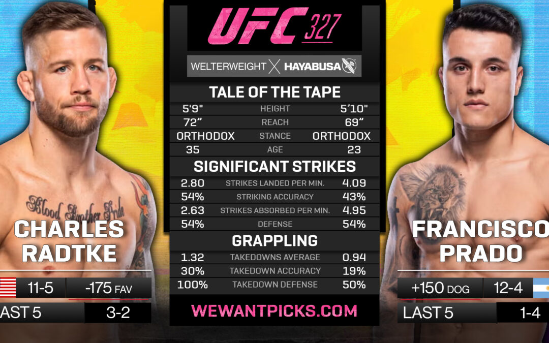 Charles Radtke vs. Francisco Prado Pick, Prediction and Bets