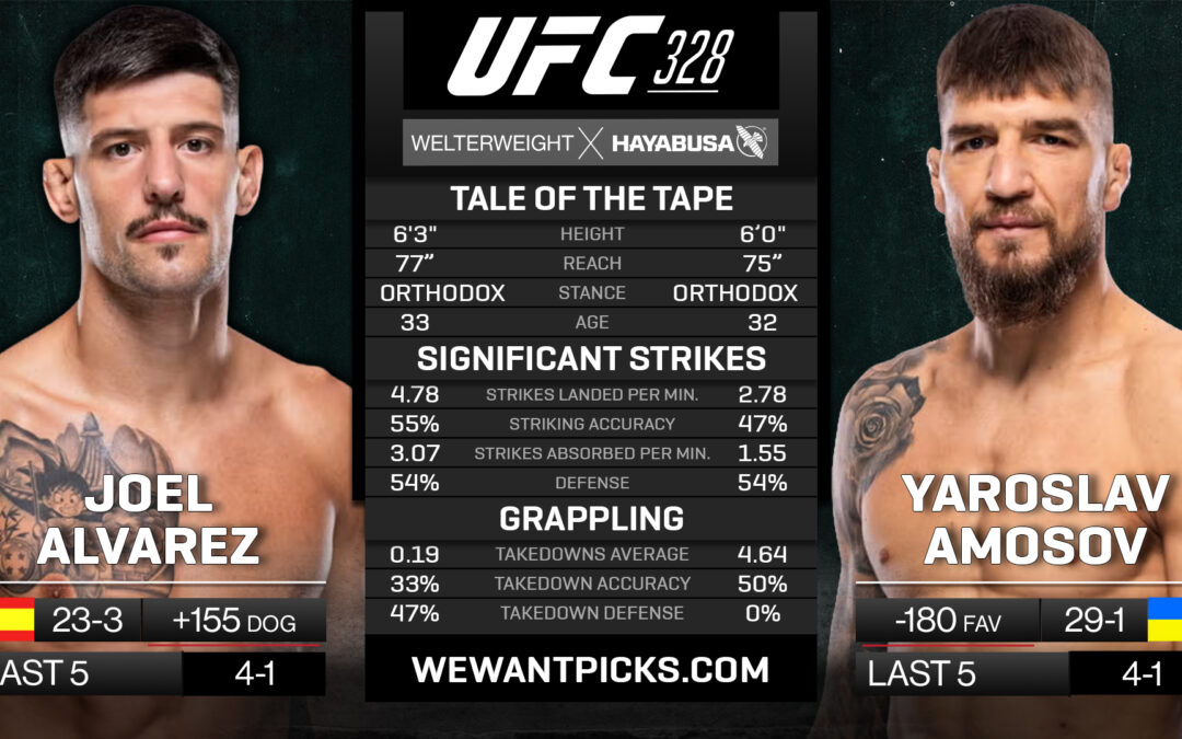 Joel Alvarez vs. Yaroslav Amosov Pick, Prediction and Bets