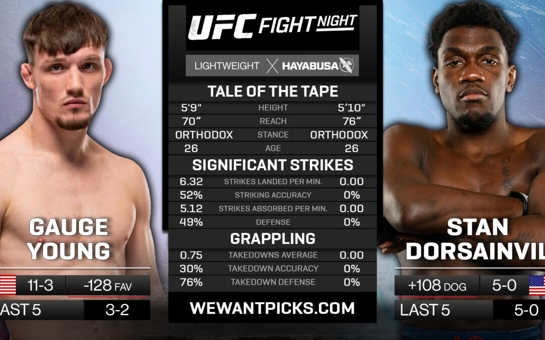 Gauge Young vs. Stan Dorsainvil Pick, Prediction and Bets