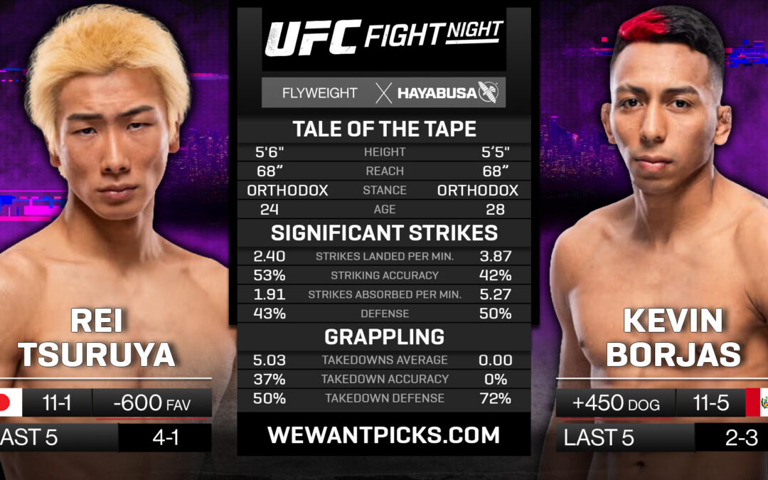 Rei Tsuruya vs. Kevin Borjas Pick, Prediction and Bets